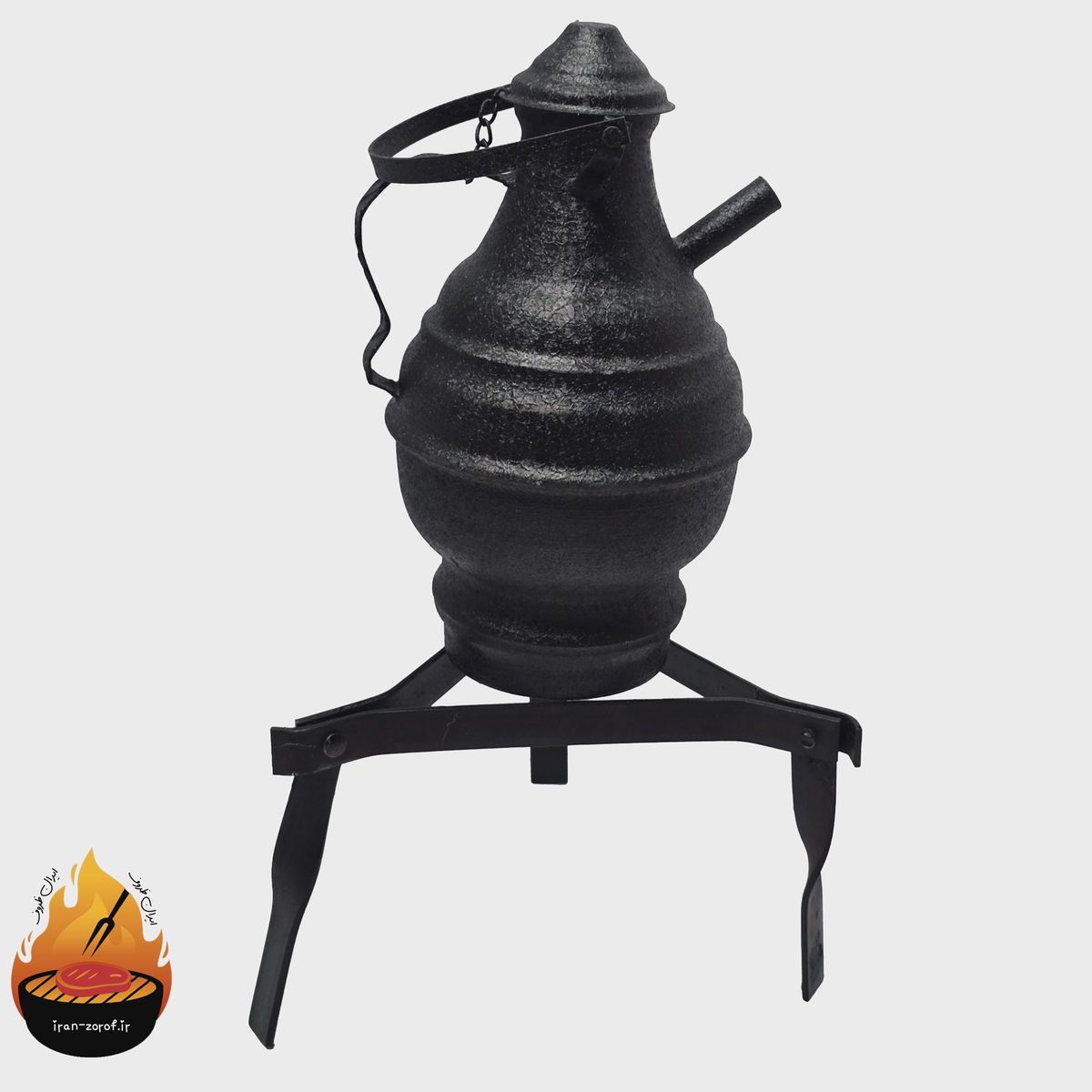 ست شامورتی مدل ارمنی و سه پایه تسمه ای مدل تاشو سایز کوچک