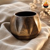 پیاله دست‌ساز چوب گردو مدل الماسی — ایران ظروف