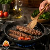 کباب برگردان پارویی چوب گردو مدل جوانه — ایران ظروف