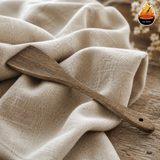 کفگیر چوب گردو ساده مدل جوانه — ایران ظروف
