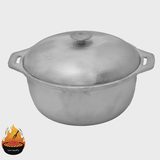 قابلمه چدن روسی درب دار مدل کوکمار — تصویر فضای استفاده