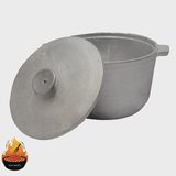 قابلمه چدن روسی درب دار مدل کوکمار — تصویر 12 از گالری ایران ظروف