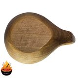 کوکسا چوبی دست‌ساز مدل صدف؛ لیوان گردو طبیعی برای کمپ و سفر — ایران ظروف