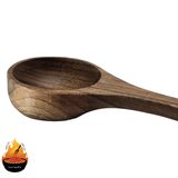 ملاقه خورشت خوری چوب گردو دست ساز مدل ساده(سایز 25) — ایران ظروف