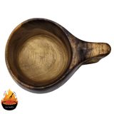 کوکسا چوب گردو دست‌ساز مدل نگین — ایران ظروف