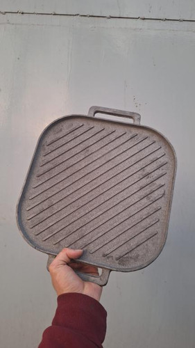 استیک پز دو طرفه چدنی بدون مواد و روکش سرطان زا