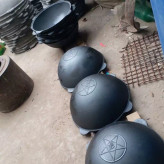 پخت بولامه، قابلمه چدنی، قابلمه سالم و بدون روکش