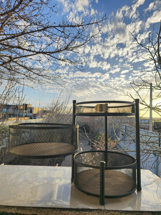 جاپیازی|جا میوه ای 3 طبقه ایران ظروف آقای چدنی